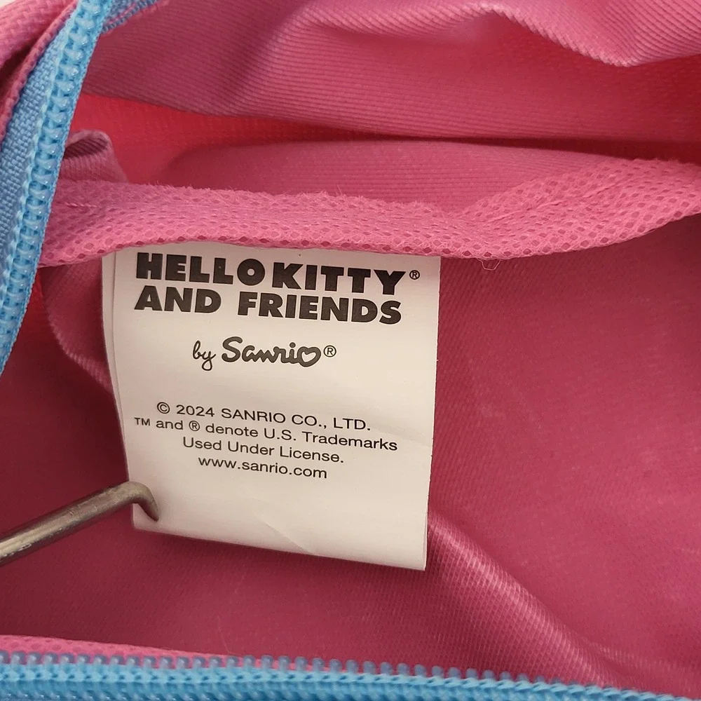 Sanrio Hello Kitty and Friends Rainbow Backpack‎ Pink Blue 16 inch 22592 V001